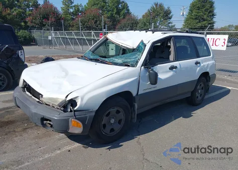 2001 Subaru Forester L из США, поврежденный, VIN JF1SF63531G706802